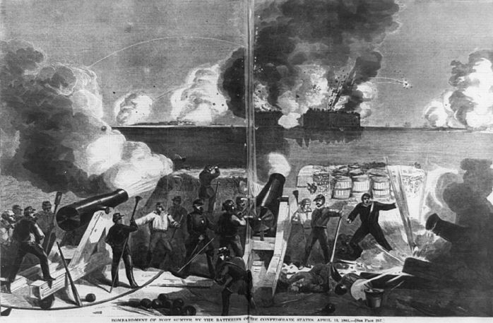 Attaque cofédérée de Fort Sumter en 1861