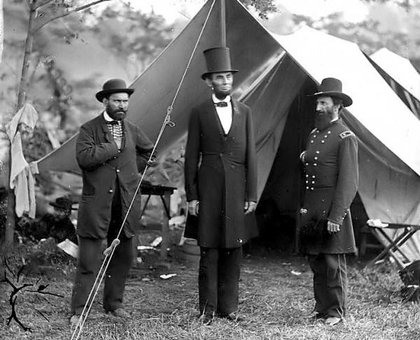 Lincoln à la Bataille d'Antietam