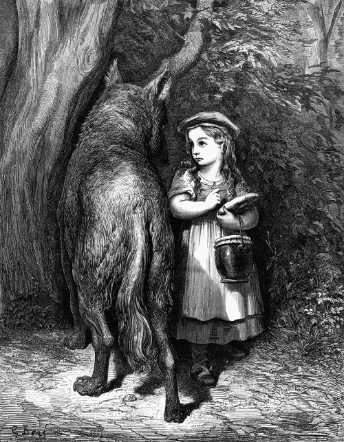 La fille et le loup