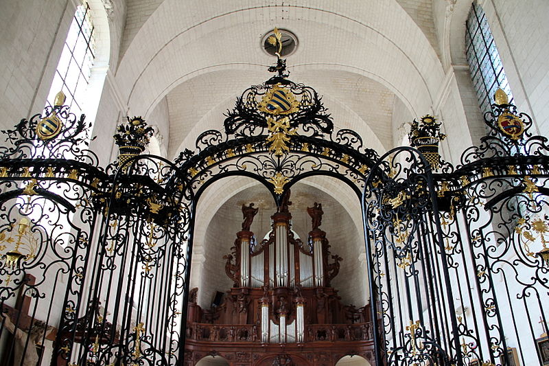 Église abbatiale de Valloires, grille