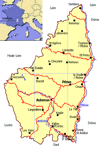 L'Ardèche en Europe