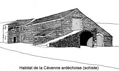 Maison de schiste de la Cévenne