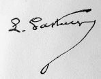 Signature de Louis Pasteur
