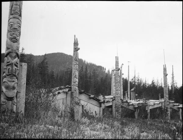 Haida Totem Pole Section 