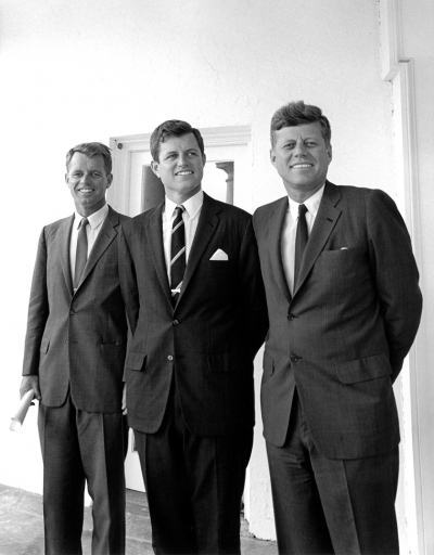 Les frères Kennedy le 28 août 1963