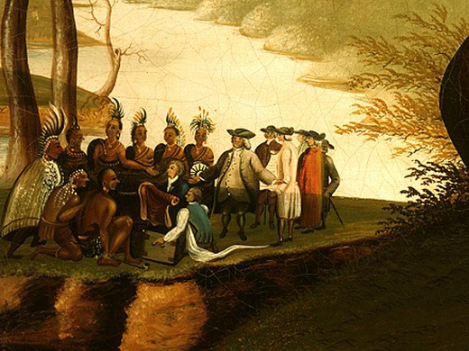 Quakers witne Native Americans