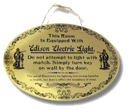 Edison Plaque 