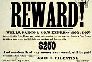 Reward Black Bart