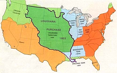 Etats-Unis en 1810