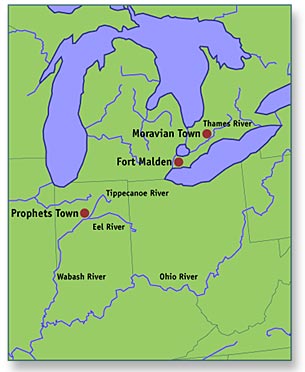 Tecumseh Map